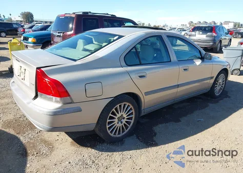 2004 Volvo S60 2.5T из США, поврежденный, VIN YV1RS59V542334087